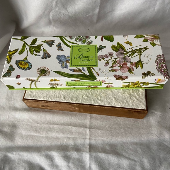 Portmicirion Botanic Garden Cake Server Stainless/Porcelain New in Box - Picture 2 of 5